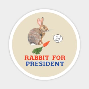 Rabbit for President Magnet